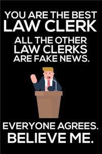 You Are The Best Law Clerk All The Other Law Clerks Are Fake News. Everyone Agrees. Believe Me.