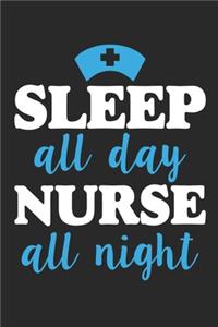 Sleep all day Nurse all night