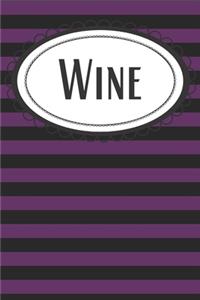 Witchy Purple Wine Journal