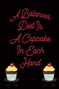 A Balanced Diet Is A Cupcake In Each Hand