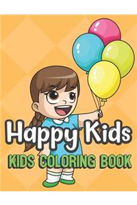 Happy Kids Kids Coloring Book