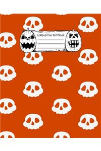 Halloween Abstract Pattern Volume 3 Wide Ruled Journal