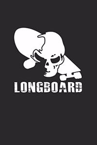 Longboard: 6x9 Longboarding - lined - ruled paper - notebook - notes