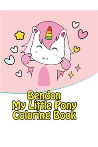 bendon my little pony coloring book
