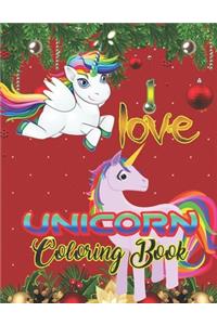 I love Unicorn Coloring Book