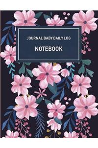 Journal baby daily log notebook