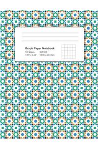 Graph Paper Notebook - 100 Pages 7.44 X 9.69 - 5x5 Grid