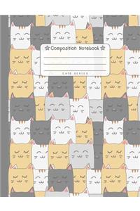 Composition Notebook - Cats Series