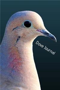 Dove Journal: Blank-Lined Journal with Dove Corner Interior Image on Every Page