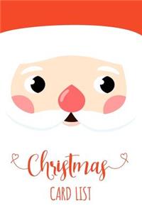 Christmas Card List