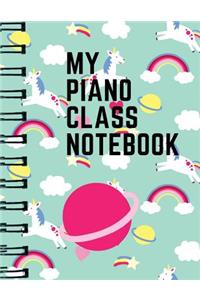My Piano Class Notebook
