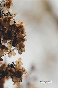Floral Journal - Fall Comes - (Unruled)