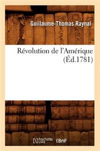 Révolution de l'Amérique (Éd.1781)