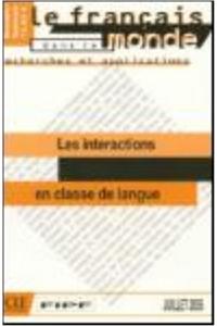Les Interactions En Classe de Langue