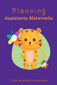 Planning Assistante Maternelle