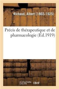 Précis de Thérapeutique Et de Pharmacologie