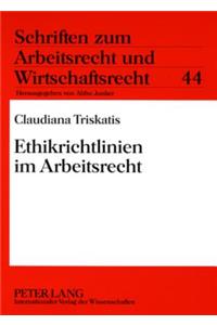 Ethikrichtlinien Im Arbeitsrecht