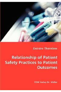 Relationship of Patient Safety Practices to Patient Outcomes