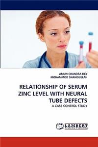 Relationship of Serum Zinc Level with Neural Tube Defects