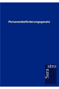 Personenbeförderungsgesetz