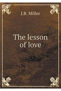 The lesson of love