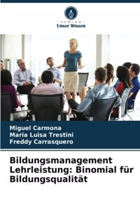 Bildungsmanagement Lehrleistung