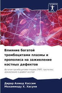 Влияние богатой тромбоцитами плазмы и про