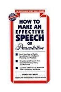 How To Make An Effective Speech Or Presentation