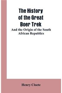 history of the great Boer trek