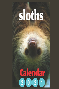 Calendar 2021 sloths