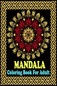 Mandala coloring Book For adult