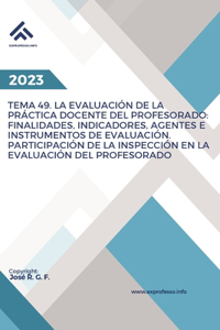 Tema 49. La evaluación de la práctica docente del profesorado