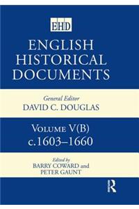 English Historical Documents, 1603–1660