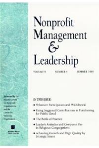 Nonprofit Management & Leadership, No. 4, Fall 1999