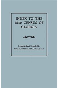 Index to the 1830 Census of Georgia