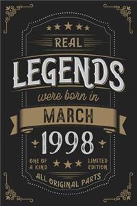 Real Legendes were born in March 1998