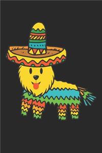Spitz Notebook 'Cinco De Mayo' - Gift for Spitz Lovers - Spitz Journal