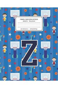 Primary Composition Notebook Grades K-2 Story Journal Z