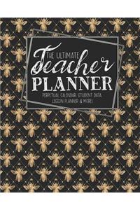 The Ultimate Teacher Planner Perpetual Calendar, Student Data, Lesson Planner & More