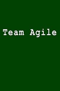 Team Agile: Blank Lined Journal