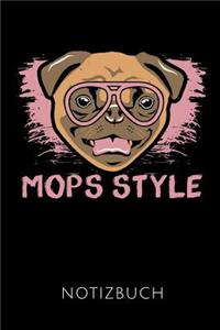 Mops Style Notizbuch
