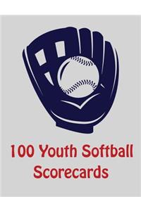 100 Youth Softball Scorecards