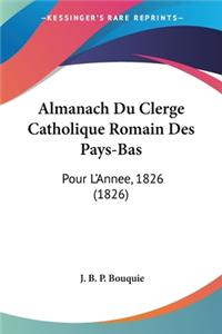 Almanach Du Clerge Catholique Romain Des Pays-Bas