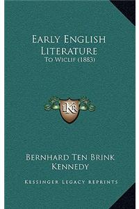 Early English Literature