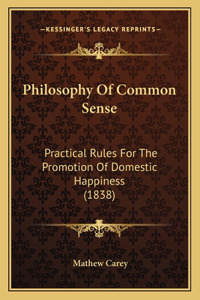 Philosophy Of Common Sense