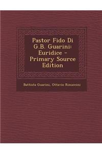 Pastor Fido Di G.B. Guarini