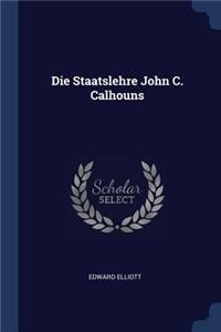 Die Staatslehre John C. Calhouns