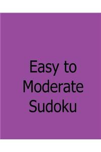 Easy to Moderate Sudoku
