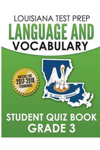 Louisiana Test Prep Language & Vocabulary Student Quiz Book Grade 3