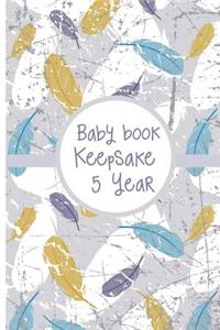Baby Book Keepsake 5 Years